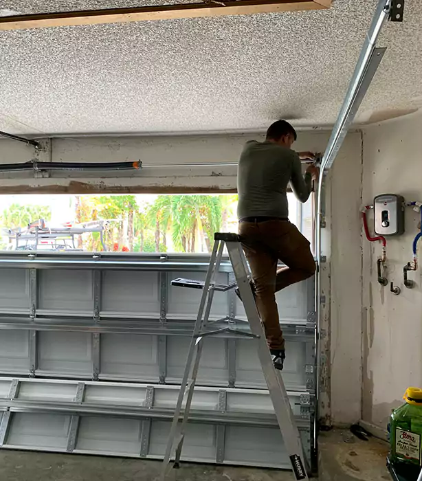 Garage Door Hinge Replacement in Dania Beach, FL