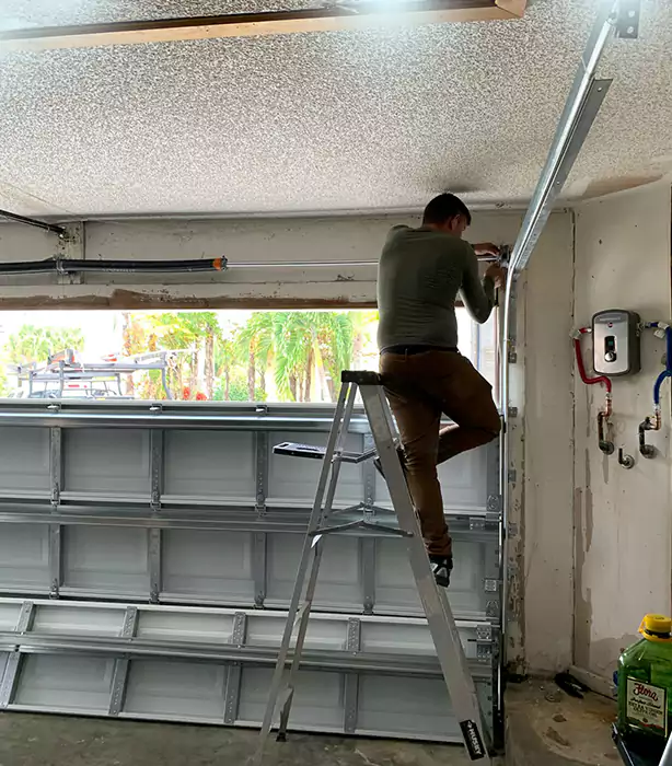 Garage Door Track Replacement in Dania Beach, FL