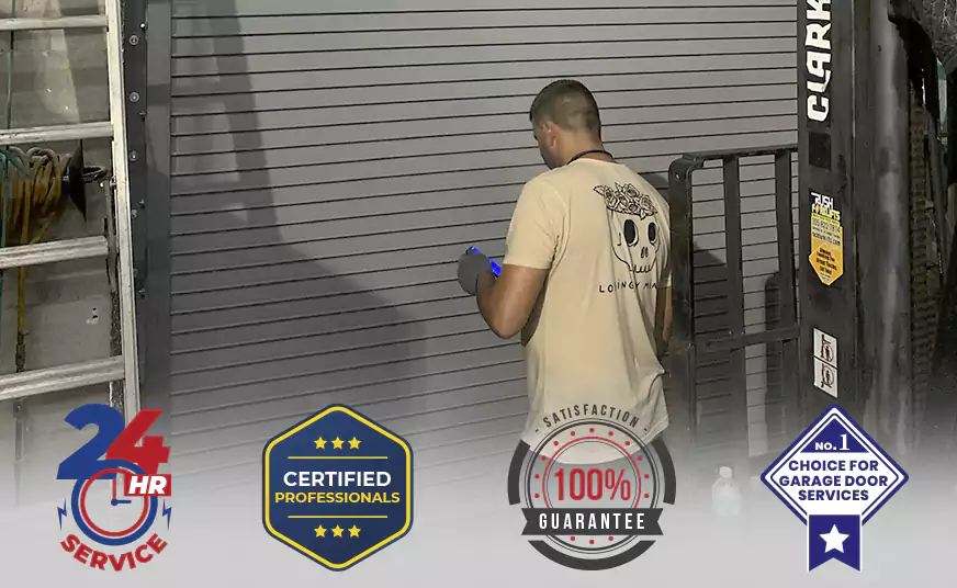 Garage Door Bottom Panel Repair in Dania Beach, FL