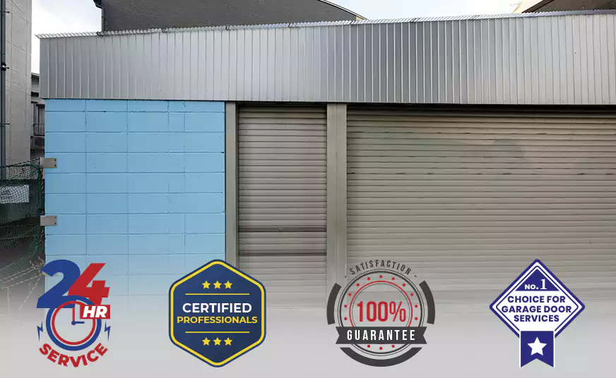 Commercial Metal Roll Up Garage Doors Installation in Dania Beach, FL