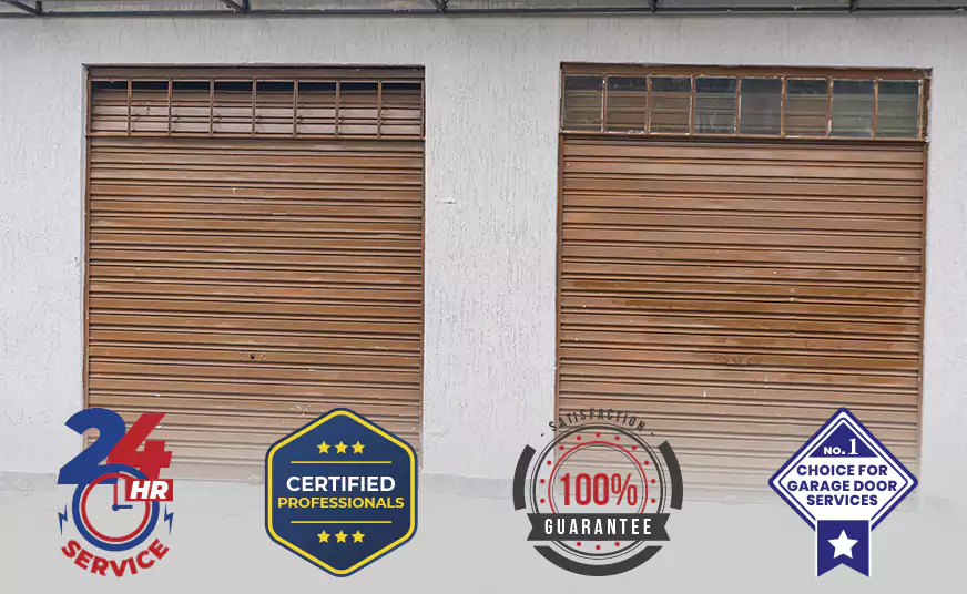 Residential Wood Roll Up Garage Doors in Dania Beach, FL